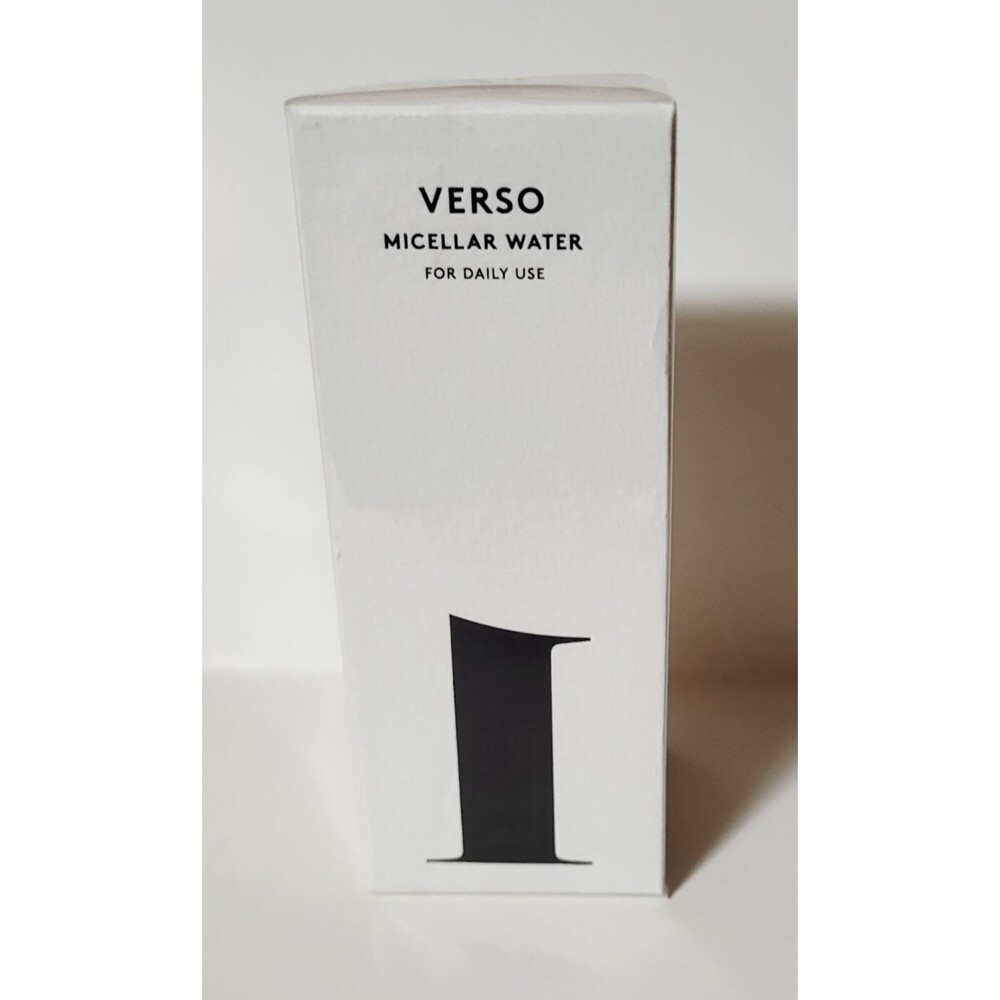 VERSO Micellar Water Calming Facial Cleanser Removes Impurities 6.7 fl oz NEW!!!